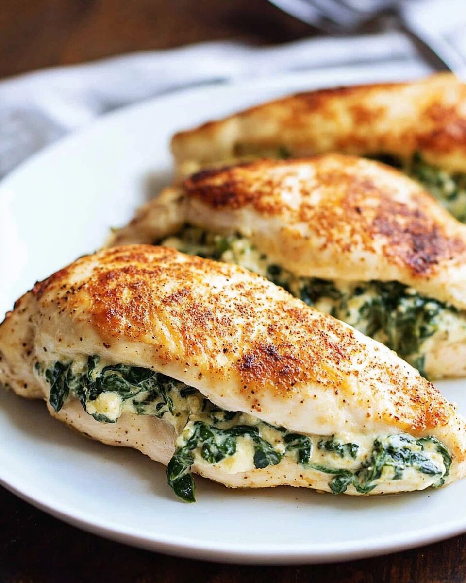 Spinach Stuffed Chicken
