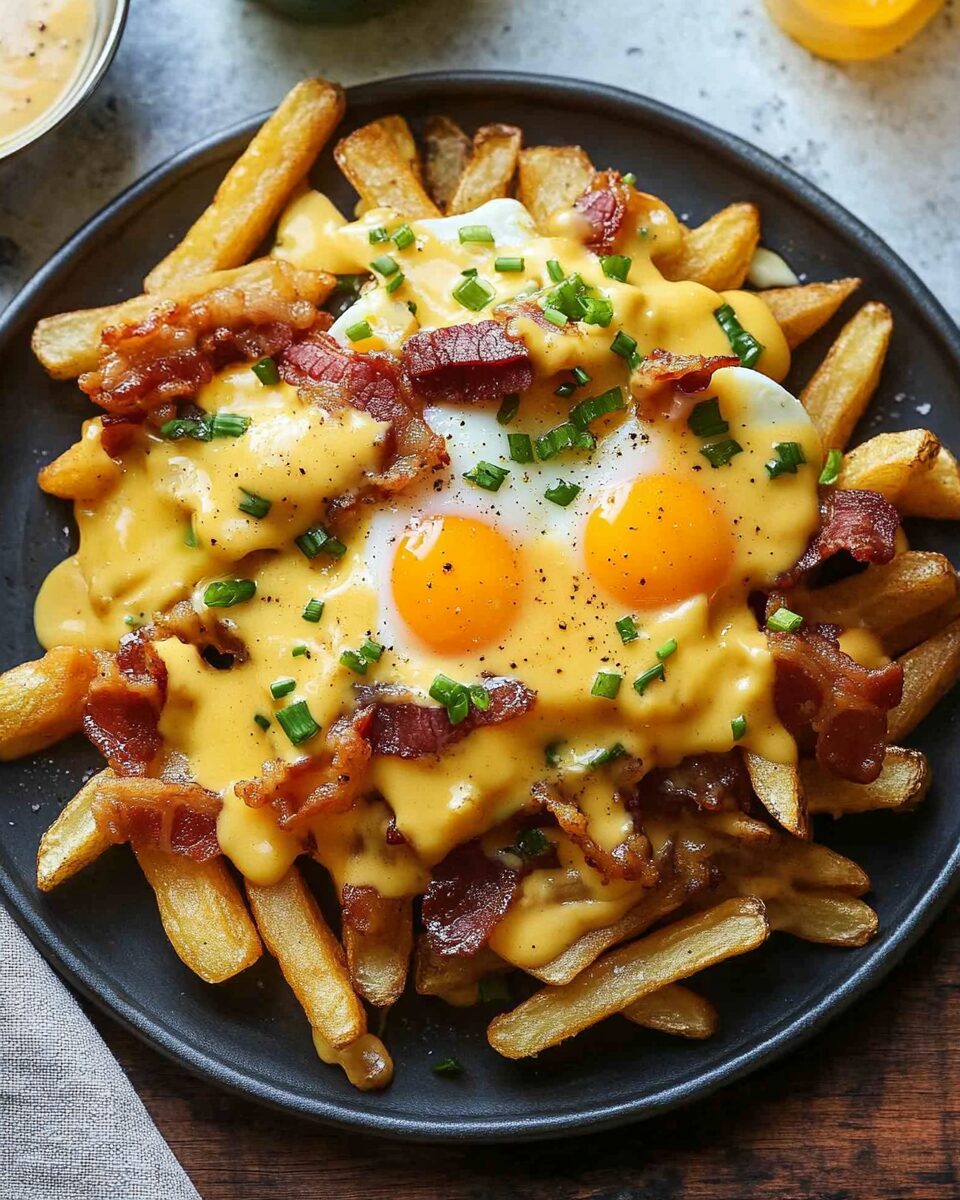 Breakfast Poutine with Hollandaise