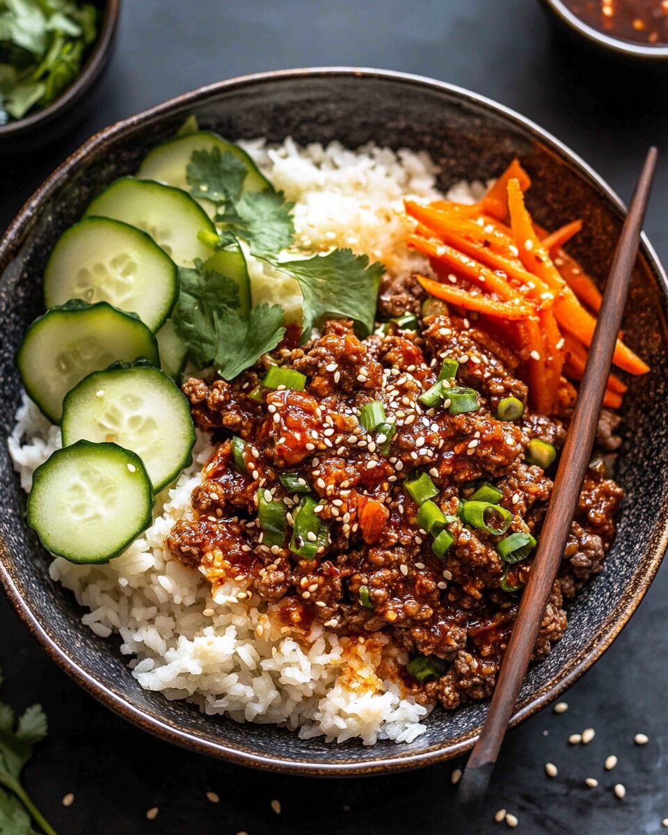 Spicy Gochujang Beef Bowls