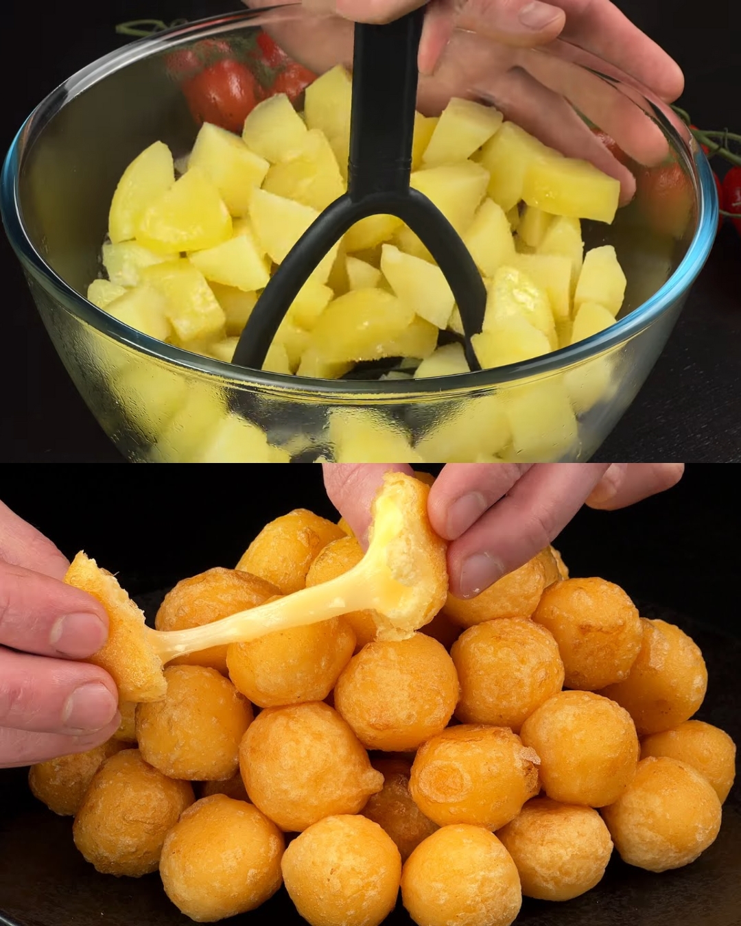 Crispy Potato Cheese Bites