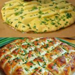 CHEESY GARLIC SPRING ONION PULL-APART BREAD