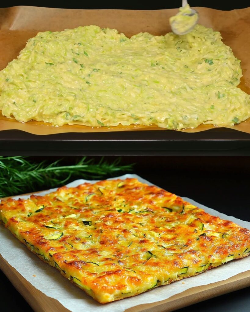 Zucchini Garlic Parmesan Bake