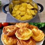Golden Potato Cheese Balls with Mozzarella Filling