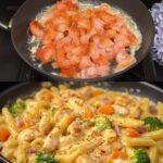 Creamy Chicken & Veggie Pasta