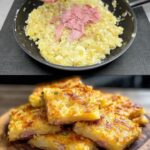 Cheesy Potato and Ham Bake