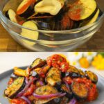 Smoky Eggplant and Bell Pepper Salad with Pickled Onions