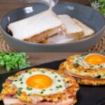 Breakfast Ham & Mozzarella Egg Sandwich