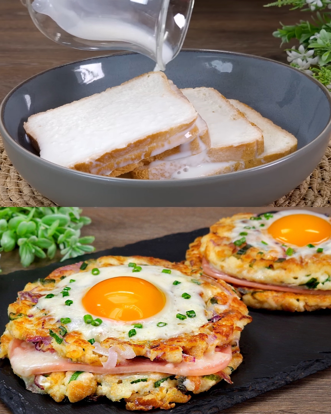 Breakfast Ham & Mozzarella Egg Sandwich
