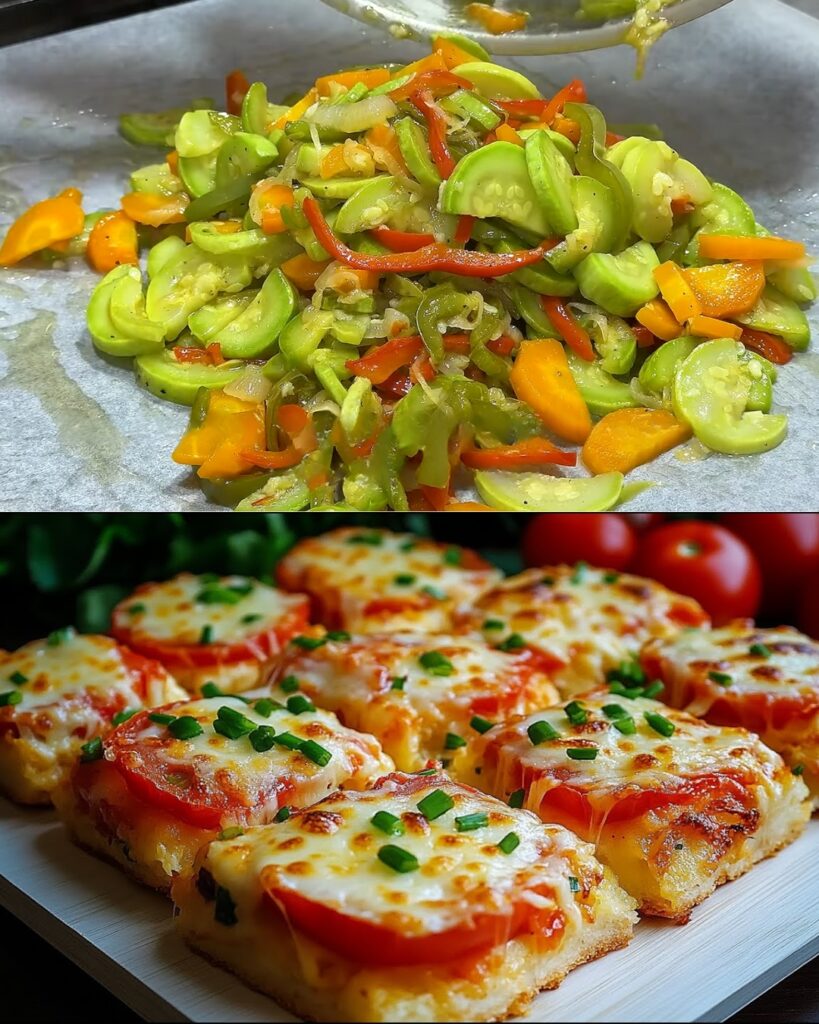 Baked Zucchini and Vegetable Casserole with Cheese