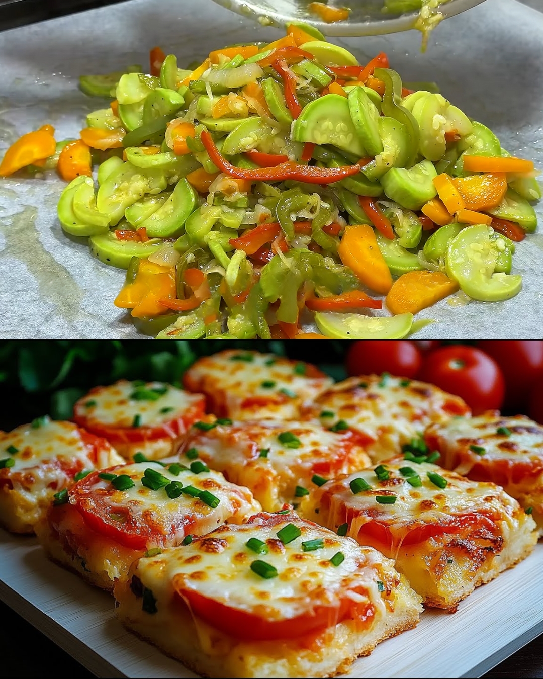 Baked Zucchini and Vegetable Casserole with Cheese