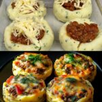 Stuffed Mashed Potato Cups with Ground Beef and Cheese