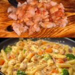 Chicken and Vegetable Creamy Pasta