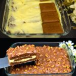 No-Bake Chocolate Walnut Cookie Pudding Cake