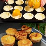 Peach Puff Pastry Muffins
