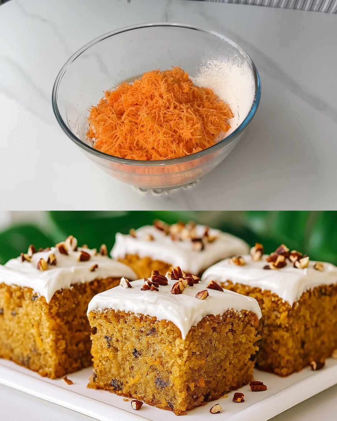 Classic Carrot Cake with Creamy Whipped Frosting