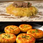 Crispy Tuna and Potato Pancakes with Honey-Soy Cherry Tomatoes