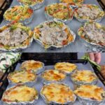 Vegetable & Mushroom Potato Nests with Creamy Cheese Filling