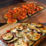 Baked Eggplant Parmesan Casserole with Tomato & Herbs