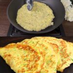 Zucchini Fritters with Walnut-Garlic Cream Cheese Spread – Crispy, Nutty, and Incredibly Flavorful