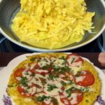 Golden Potato, Cheese, and Veggie Omelet Skillet