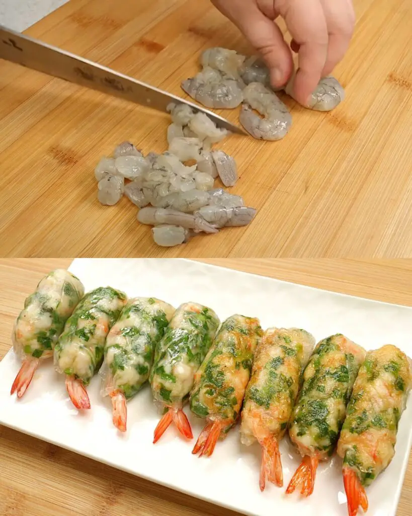 Shrimp Dumplings with Chives and Rice Paper Wrappers