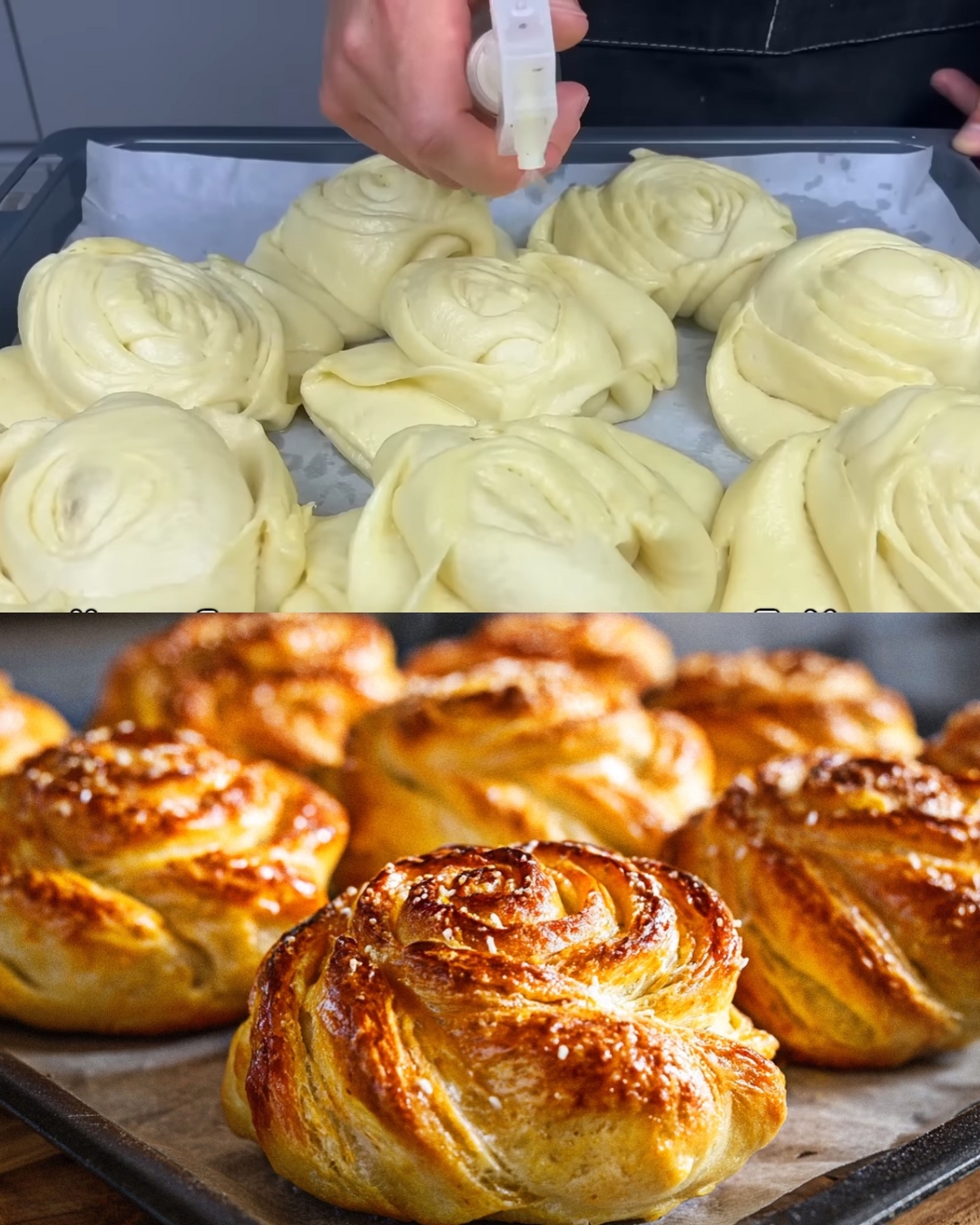 Chewy, Buttery Sweet Buns with a Twist