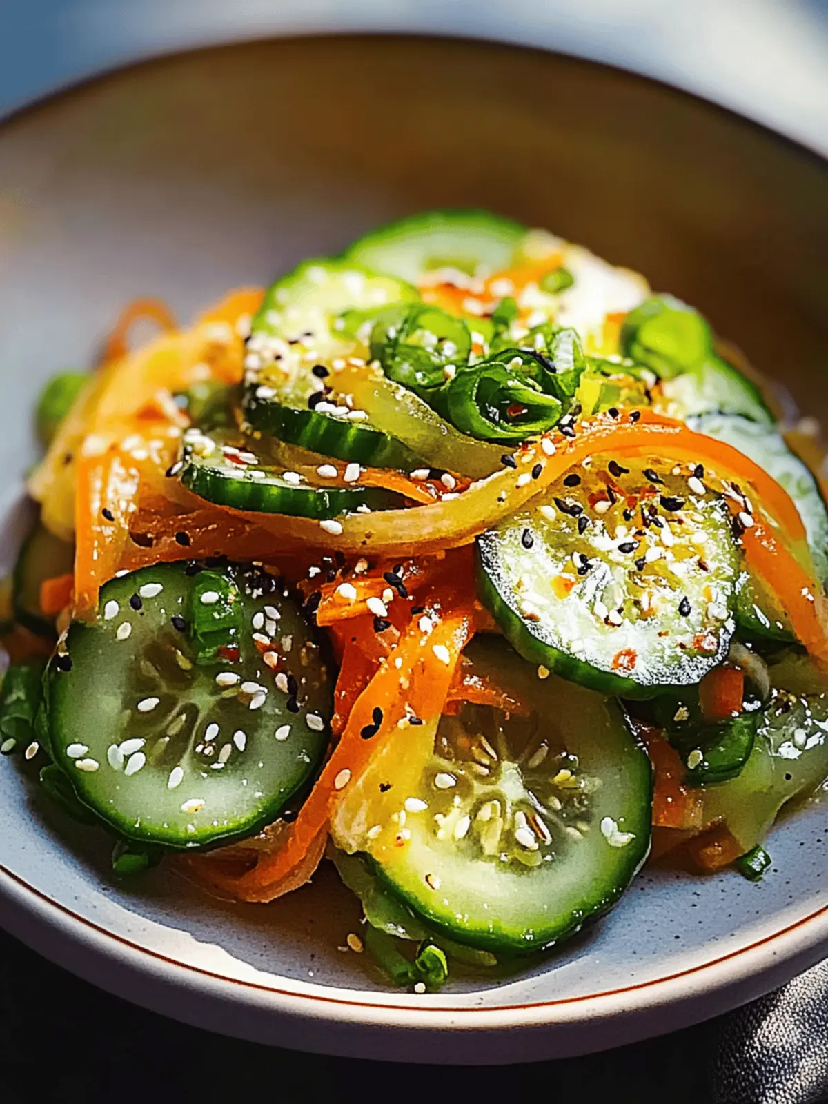 Zesty Asian Cucumber Salad That Refreshes Your Summer Days