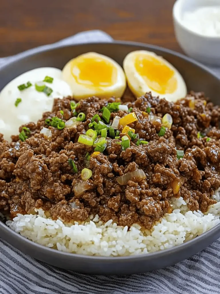 Ground Beef Bulgogi