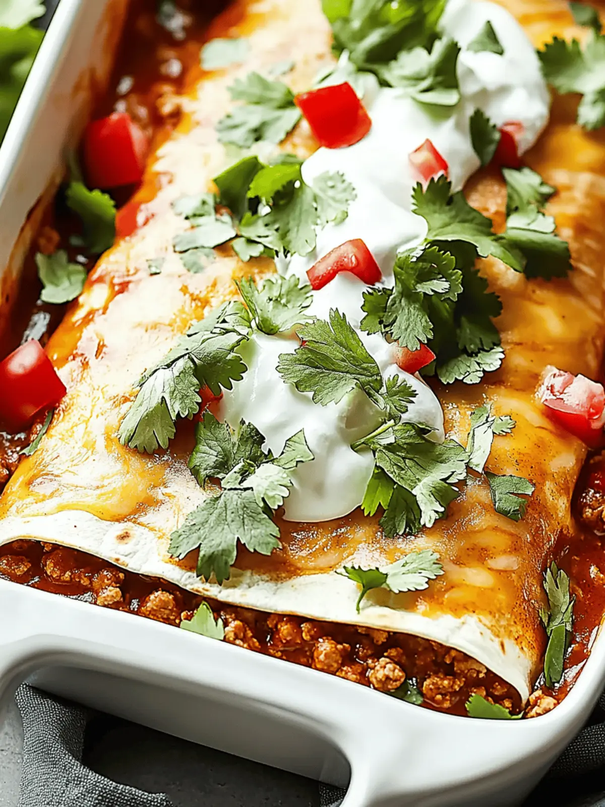 Savory Ground Beef Enchiladas: Your New Family Favorite
