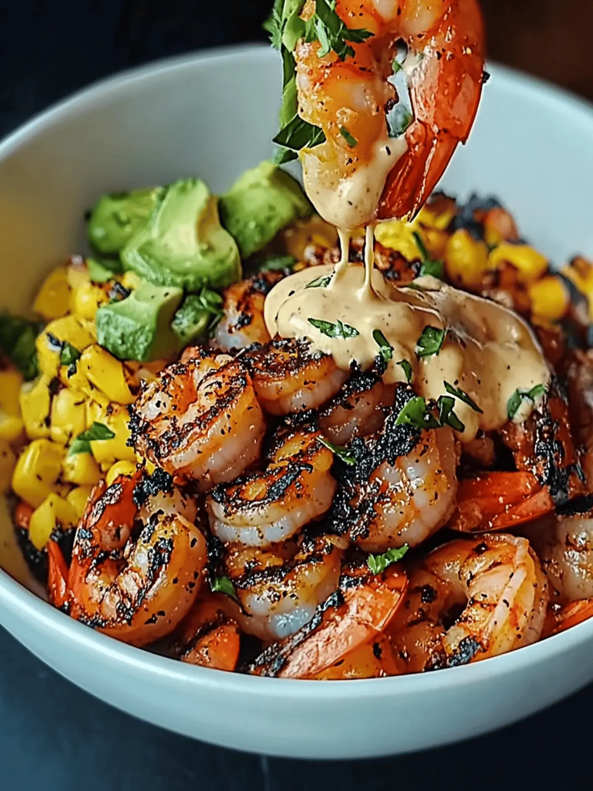 Grilled Shrimp Bowl with Avocado: A Flavor-Packed Delight