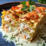 Creamy Seafood Lasagna Rolls