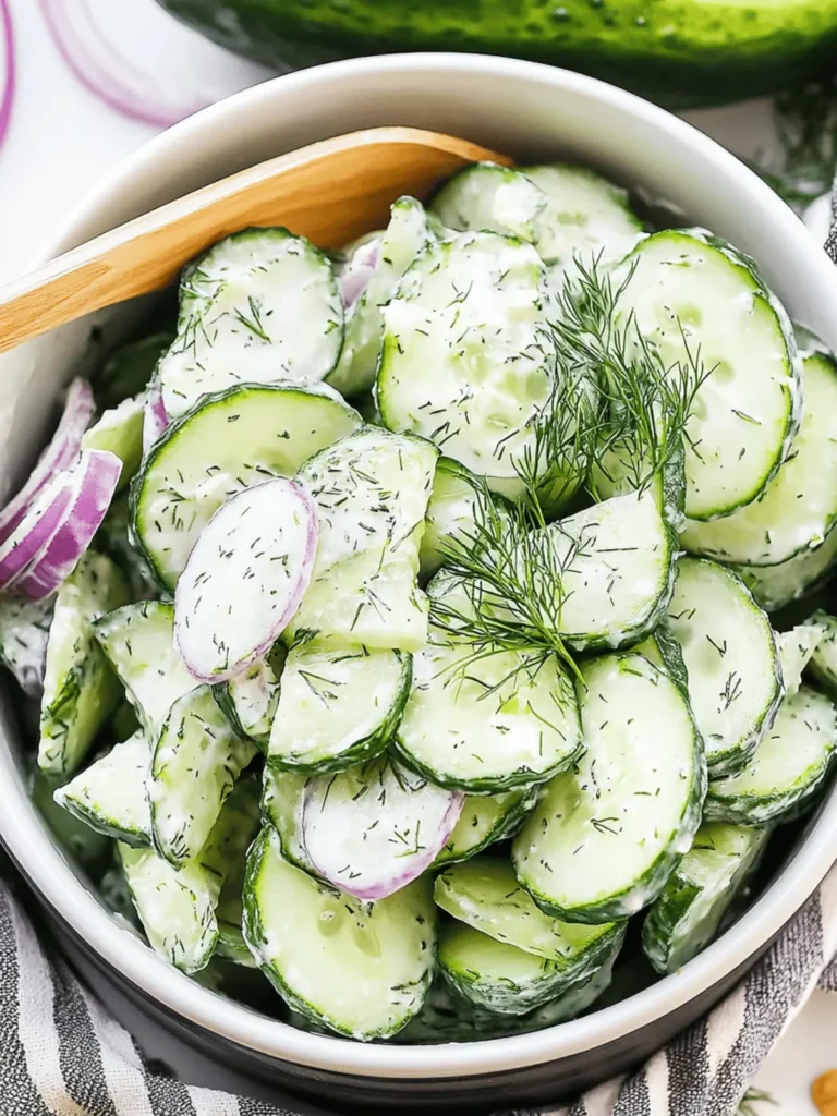 Cucumber Dill Salad