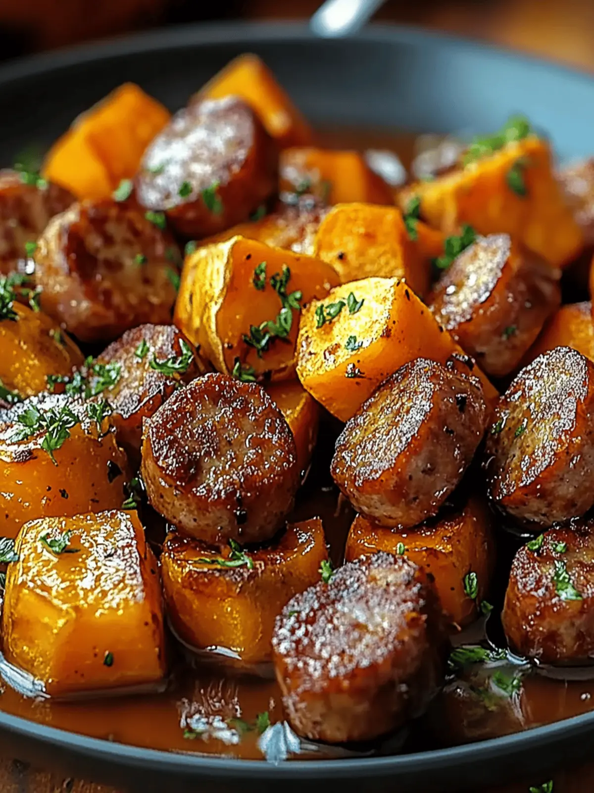 Sausage and Sweet Potatoes: A Quick and Savory Delight