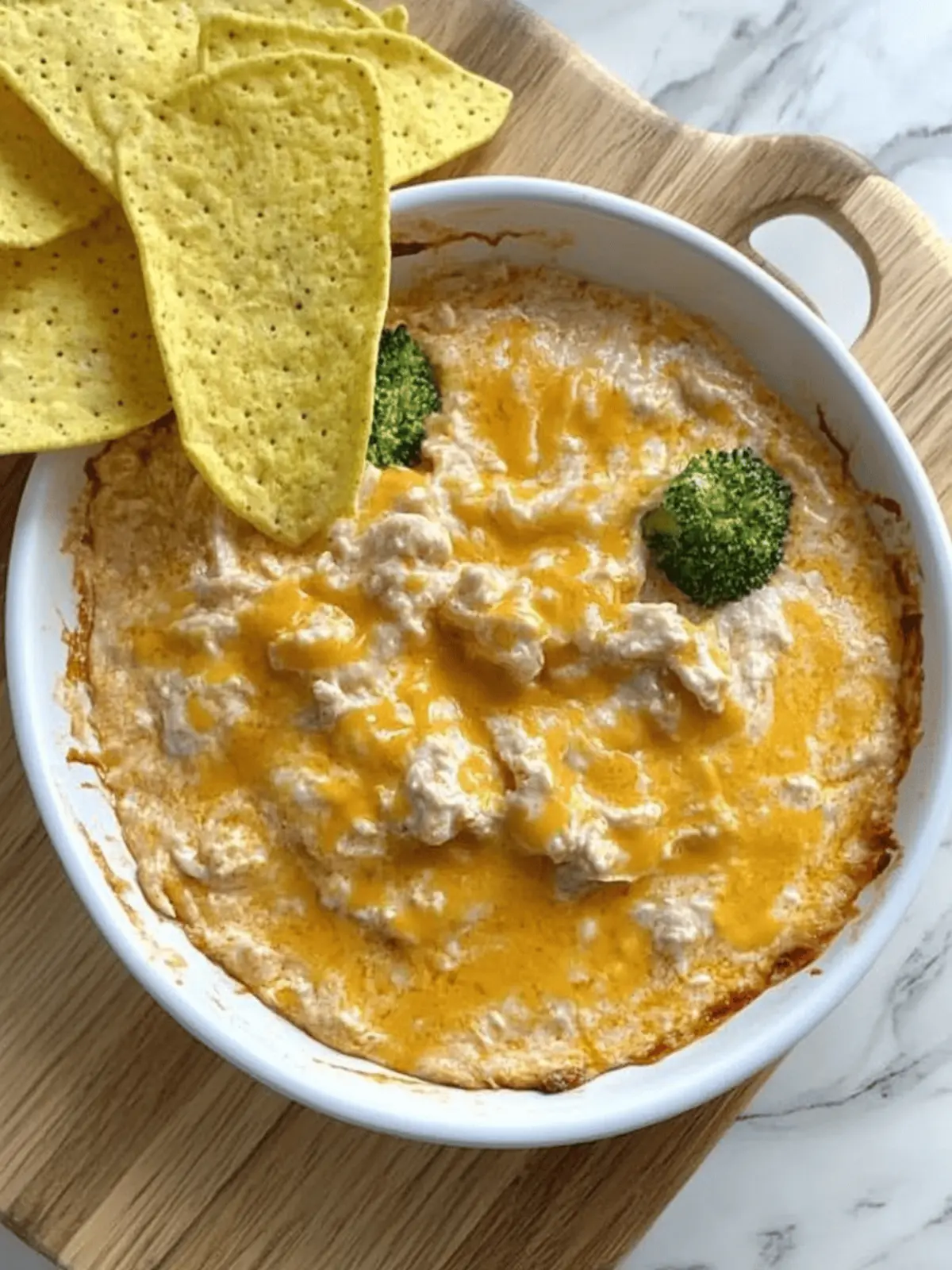 High Protein Buffalo Chicken Dip