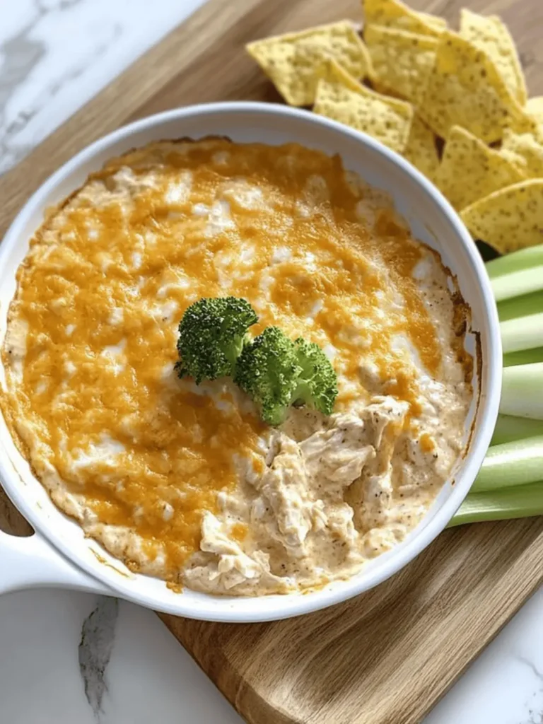 High Protein Buffalo Chicken Dip