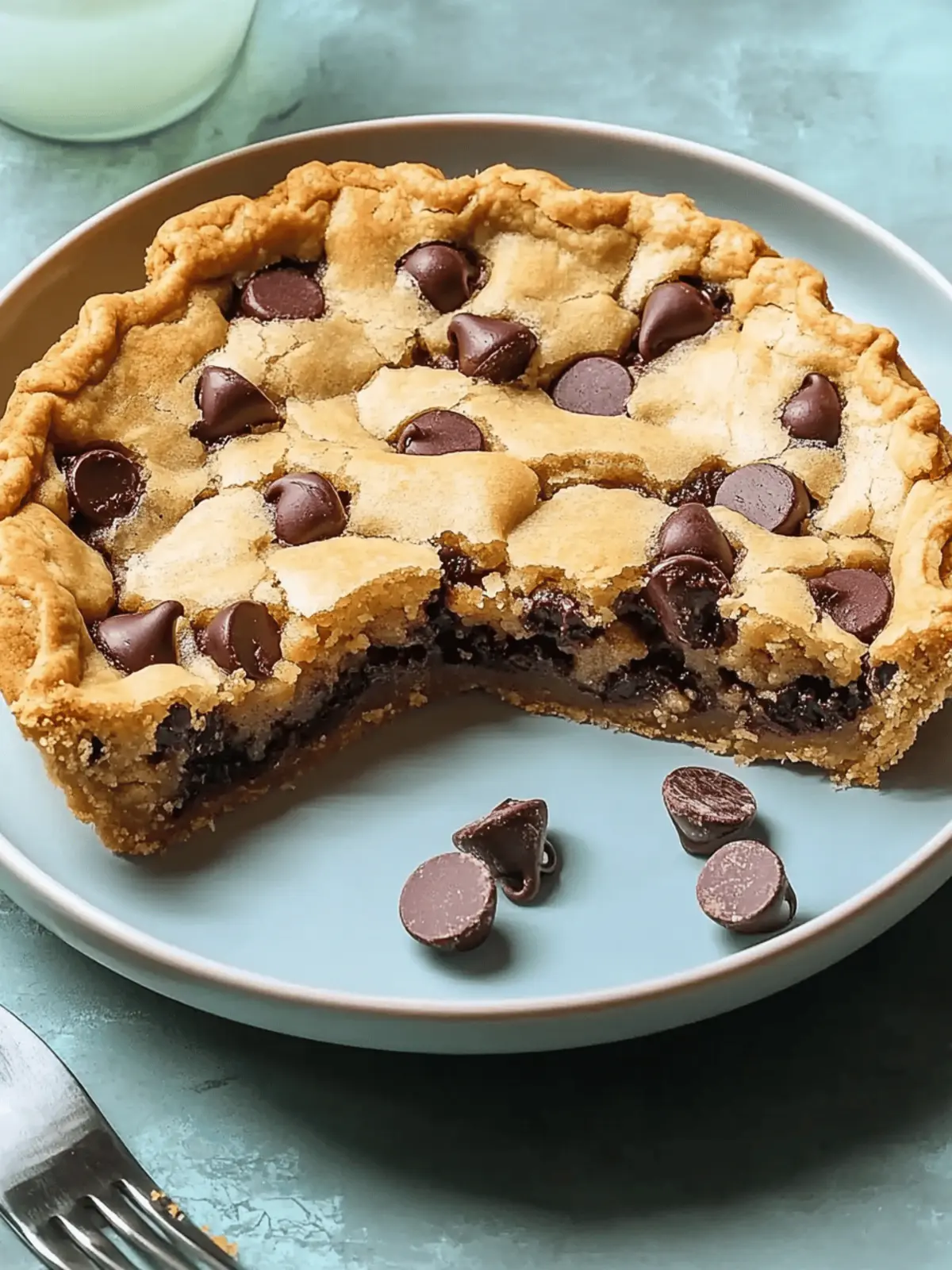 Chocolate Chip Cookie Pie