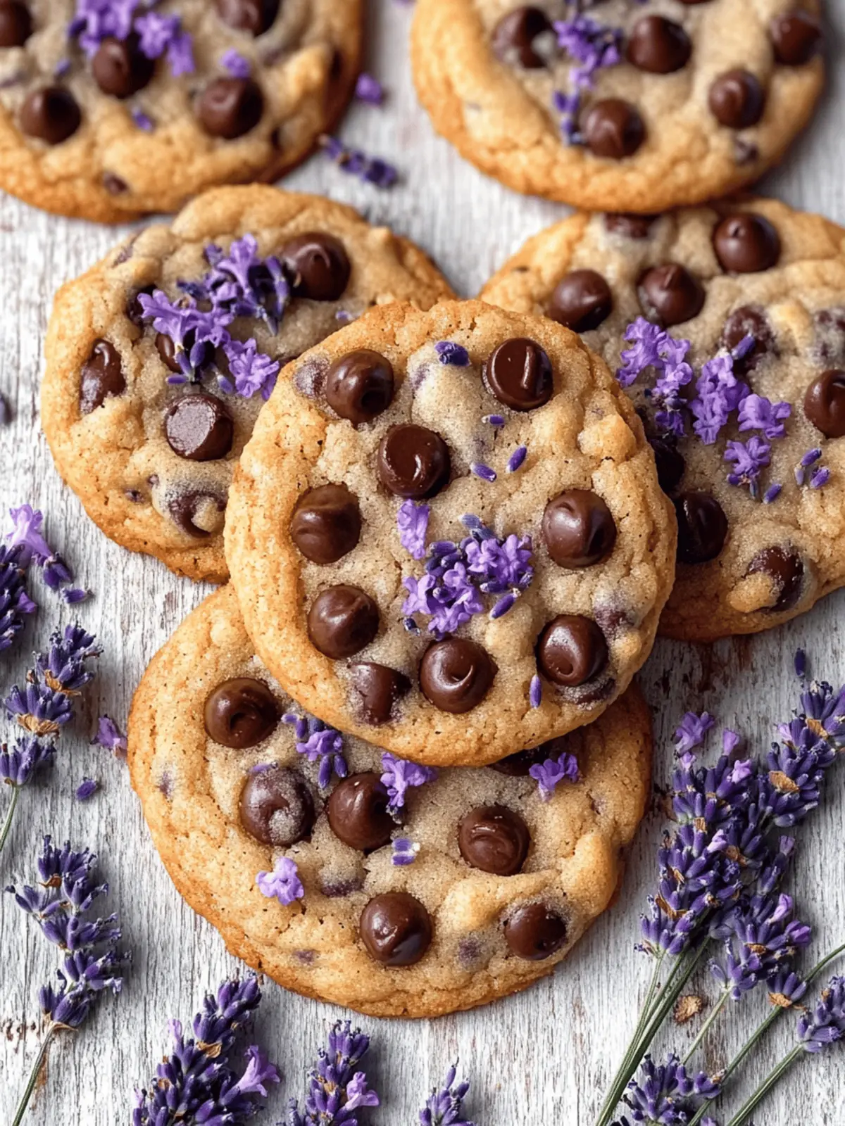 Lavender Chocolate Chip Cookies that Wow with Unique Flavor
