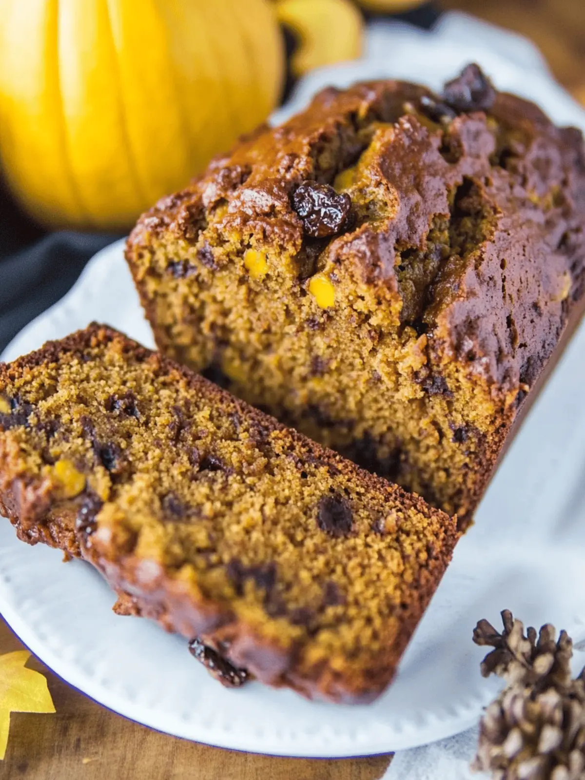 Moist Pumpkin Banana Bread