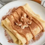 Cinnamon Roll Protein Crepes