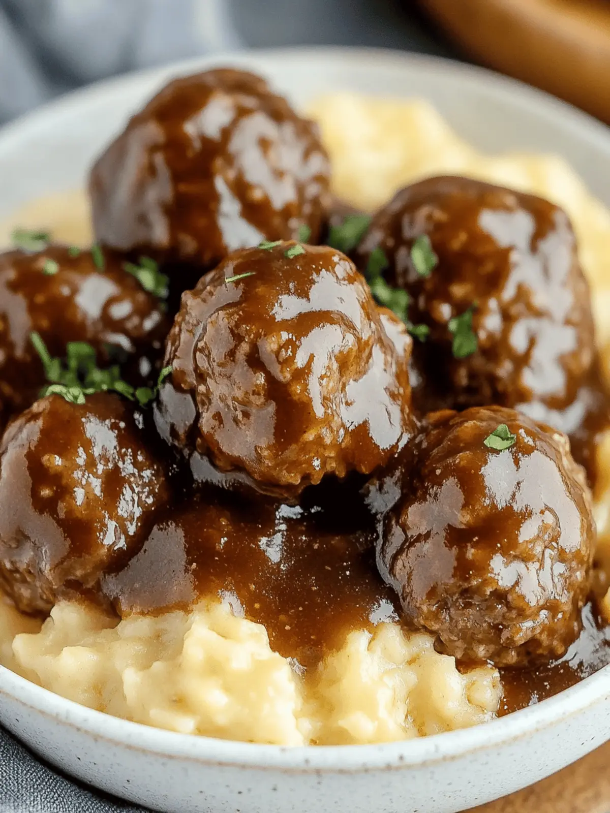 Salisbury Steak Meatballs