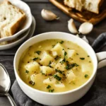 Roasted Garlic Potato Soup