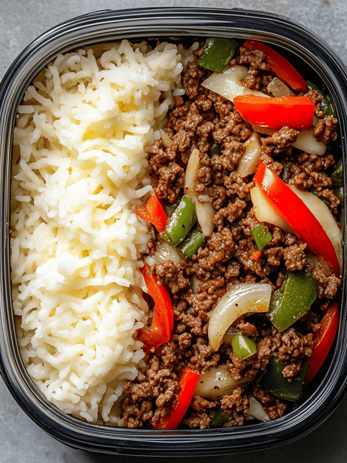 Ground Beef Philly Cheesesteak