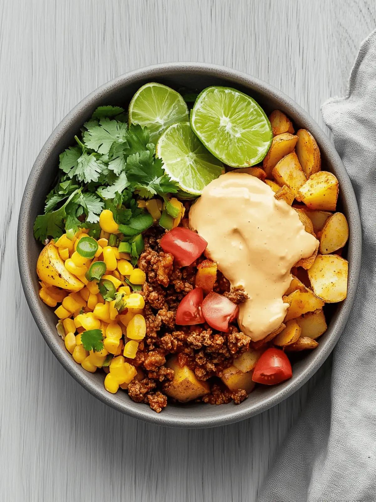 Loaded Fiesta Potato Bowls