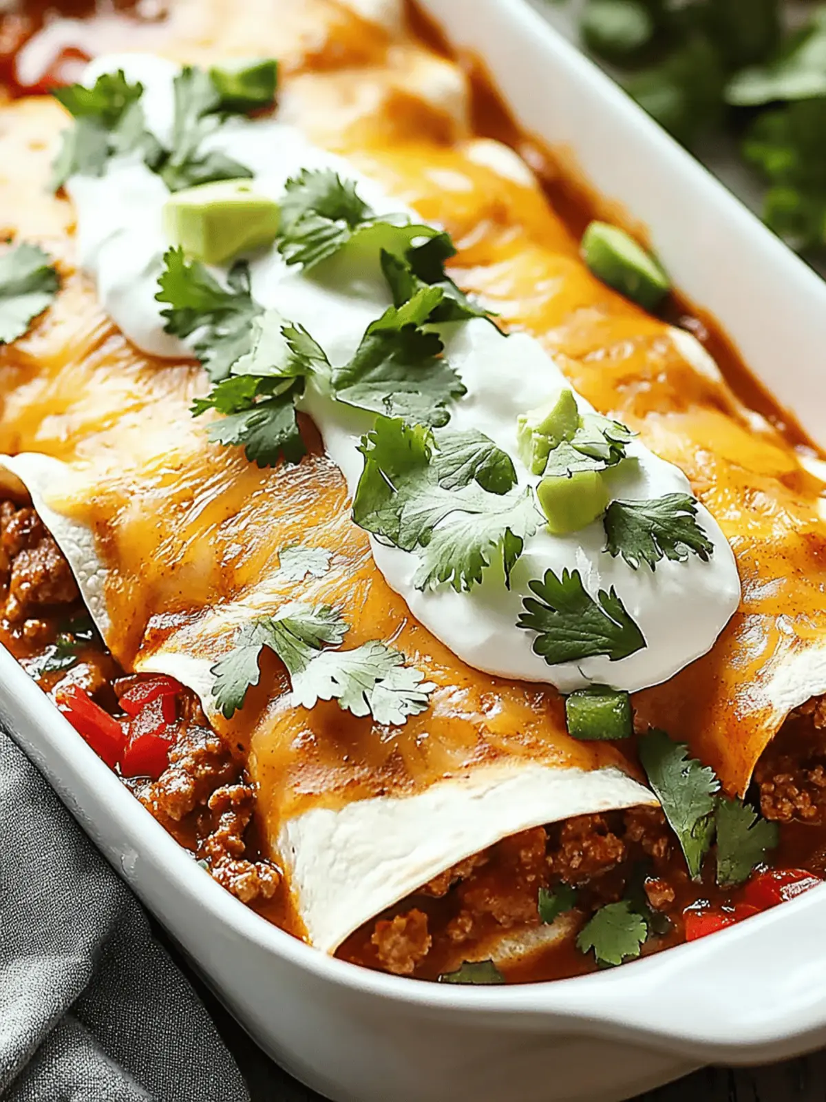 Savory Ground Beef Enchiladas: Your New Family Favorite
