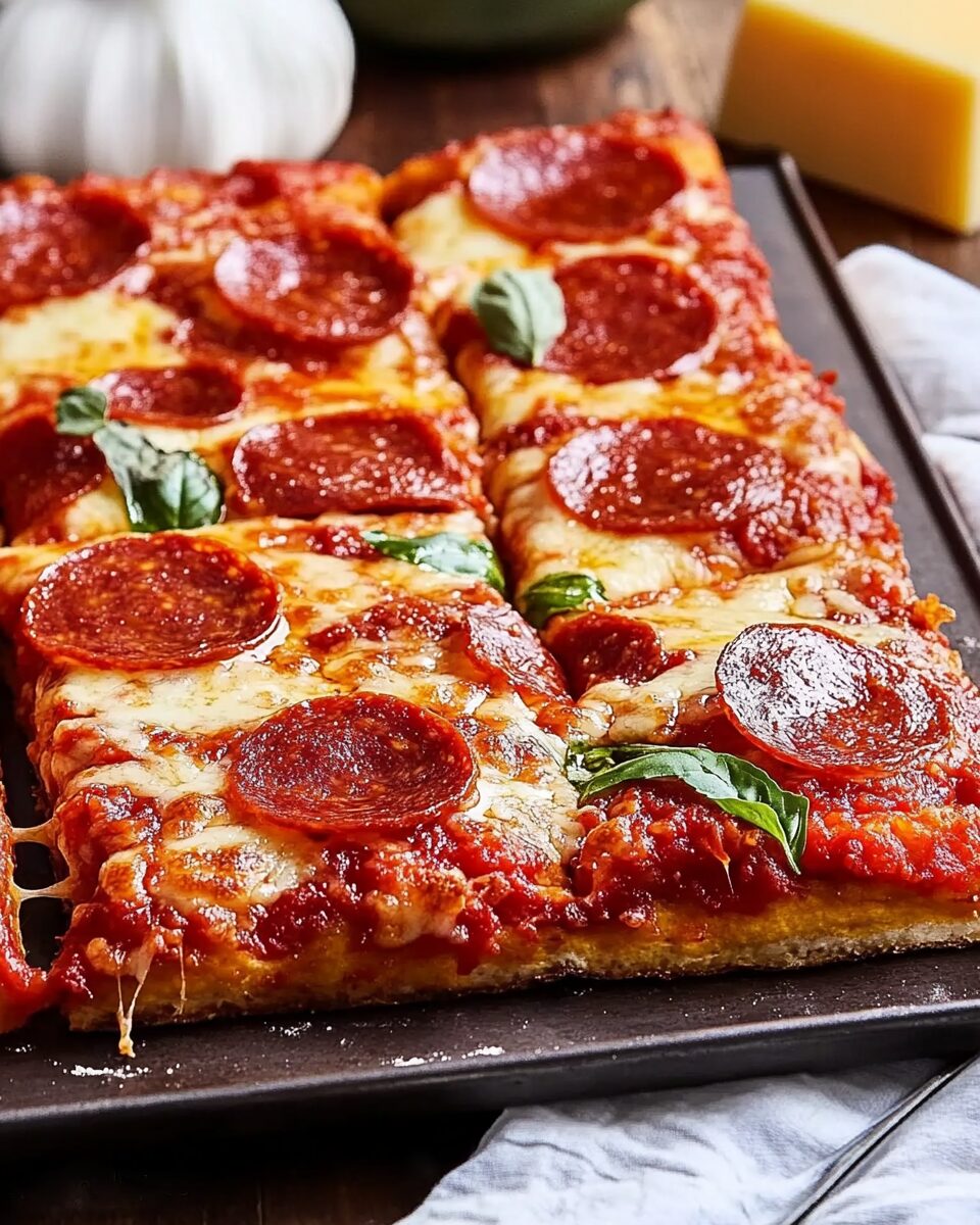 Detroit Style Pizza