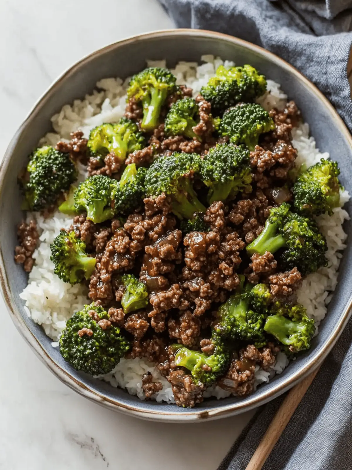 Savory Ground Beef and Broccoli in 20 Minutes Flat