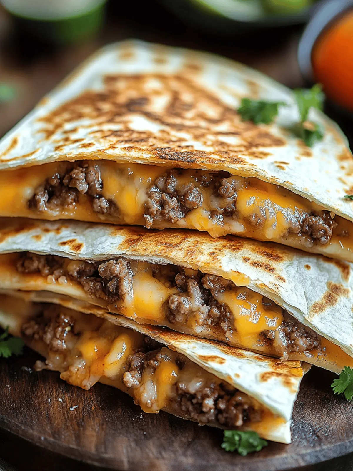 Smashburger Quesadillas: A Cheesy Twist on Classic Comfort