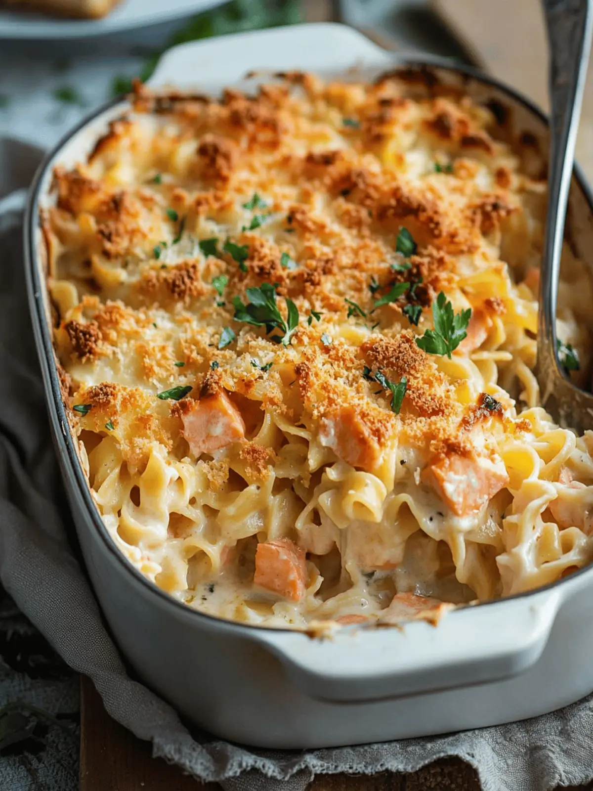 Salmon Noodle Casserole