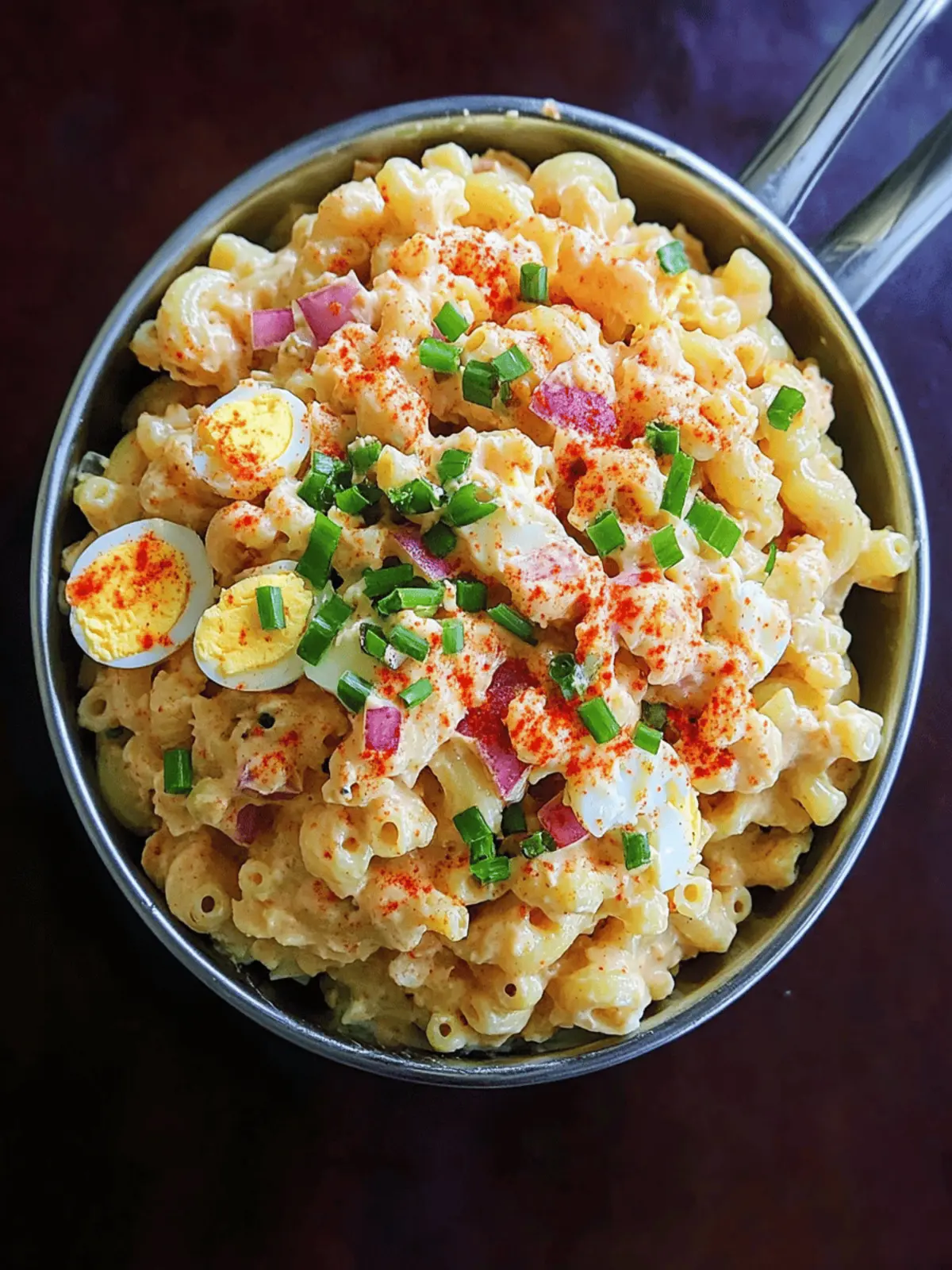 Deviled Egg Macaroni Pasta Salad: A Creamy Twist for Summer