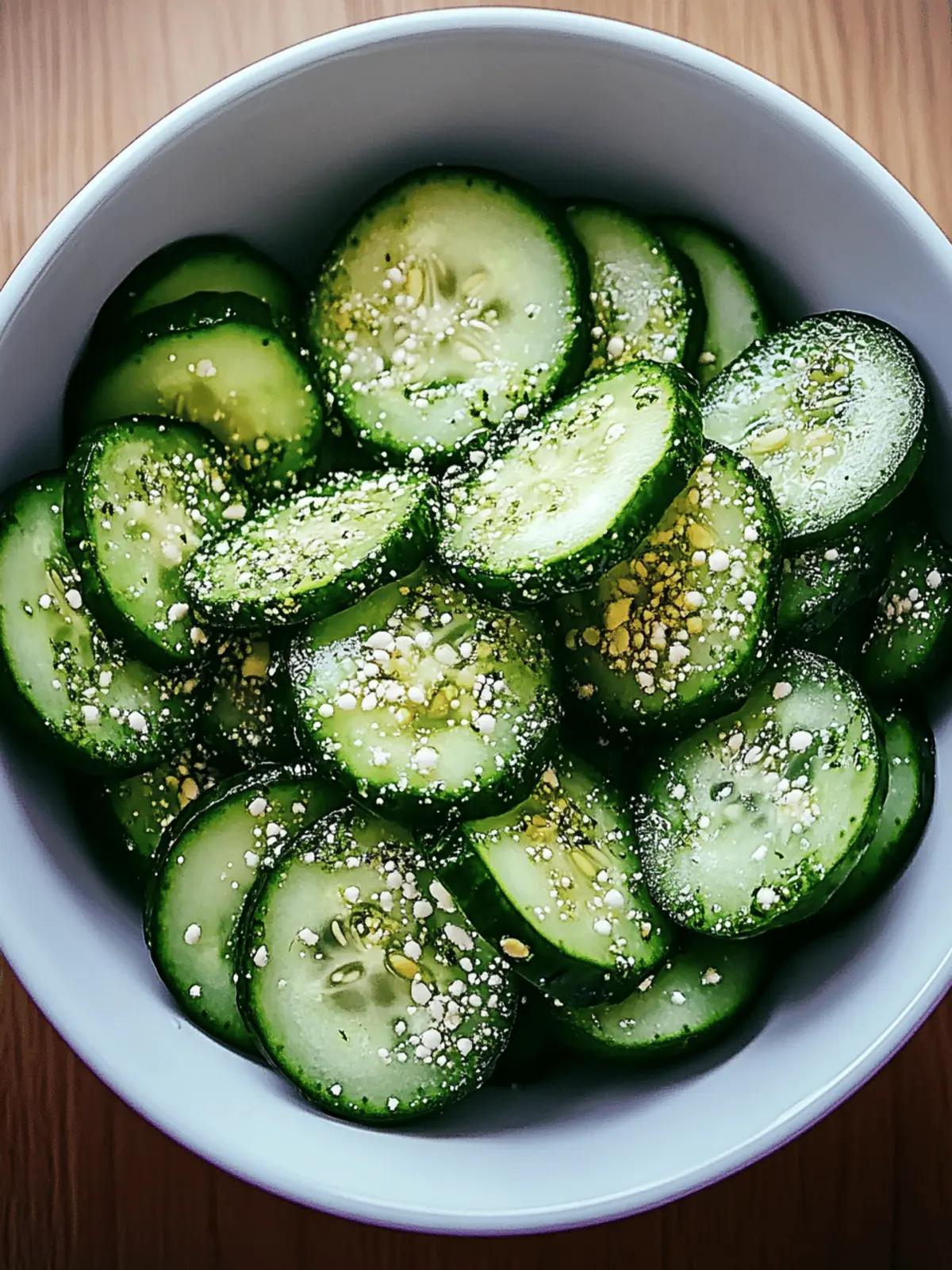 Cucumbers with a BANG for an Irresistibly Fresh Summer Bite
